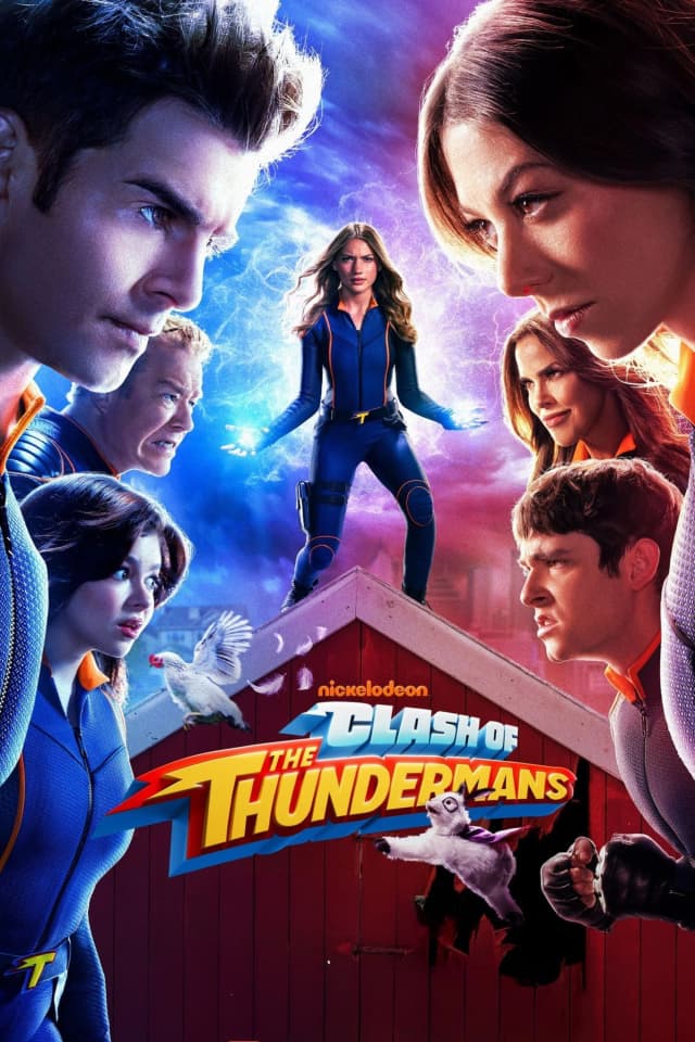When Chloe develops a destructive new superpower, the Hero League orders her to an elite boarding school for superheroes to learn control of her abilities. Faced with the prospect of sending Chloe away for years, the Thundermans split apart, with Phoebe, Barb and Billy taking her into hiding. Max, Hank, and Nora track their rogue family members, until the two factions face off against each other in a full-on battle for the Thundermans’ future.