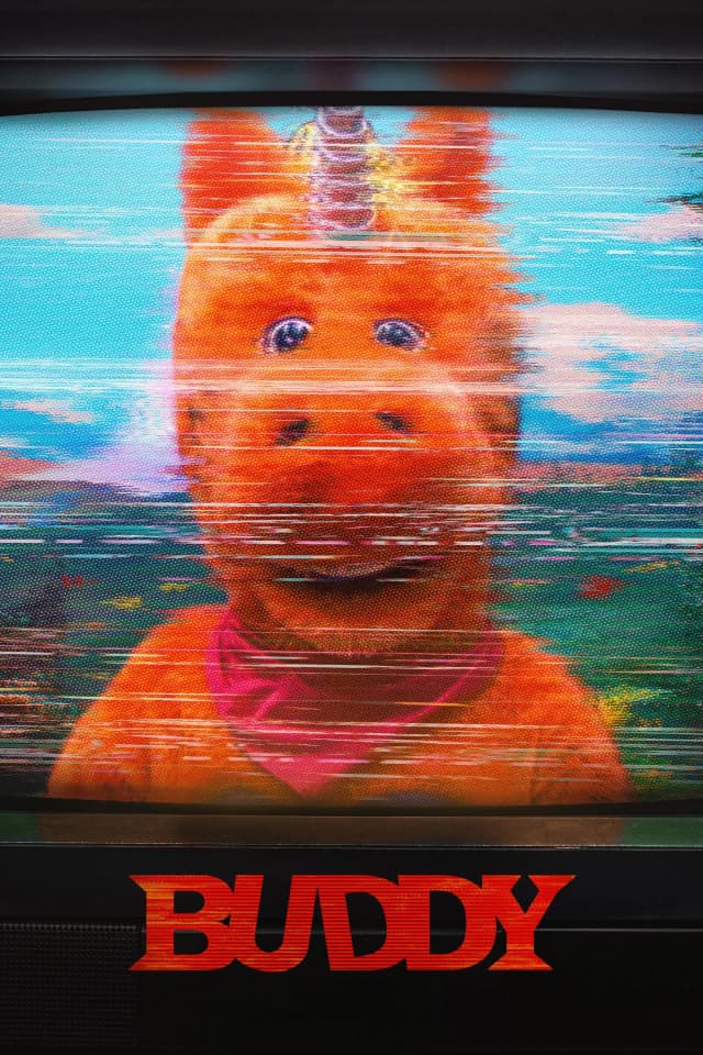 A magical, singing orange unicorn holds his cast hostage in a surreal TV-show dimension, as he becomes more and more demented.