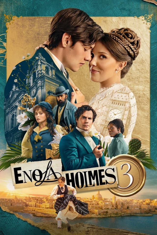 Adventure follows detective Enola Holmes to Malta, where her plans to tie the knot unravel when Sherlock's disappearance plunges her into a perilous case.