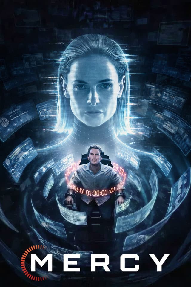 In the near future, a detective stands on trial accused of murdering his wife. He has ninety minutes to prove his innocence to the advanced AI Judge he once championed, before it determines his fate.