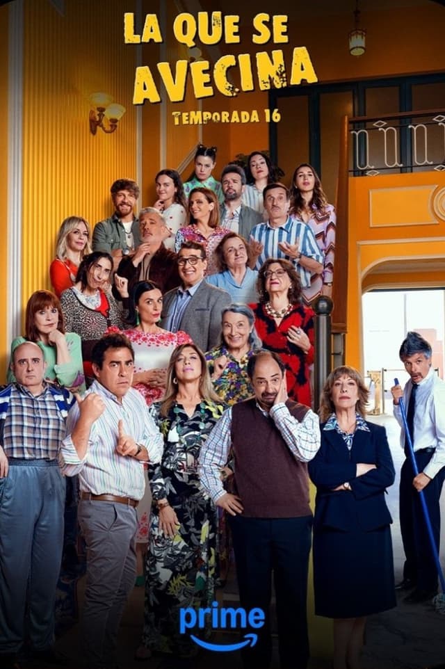 La que se avecina is a Spanish television comedy created by Alberto Caballero, Laura Caballero and Daniel Deorador. The TV-series focusing around the inhabitants of Mirador de Montepinar, a fictional building located on the outskirts of a big city. Both its storylines and cast are heavily based on Aquí no hay quien viva, which ended when Telecinco bought Miramón Mendi, the series production company.

The episodes debuted on the Telecinco network, and were later rerun by the same network as well as cable/satellite channels FactoríaDeFicción and Paramount Comedy. The series debuted in 22 April 2007 and became popular thanks to its funny characters, witty script, use of catchphrases and capacity to integrate and poke fun at contemporary issues; the program presents a caustic satire of many of the 'types' found in Spanish society.

The name of the show involves wordplay, as "vecina" is the Spanish word for neighbour.