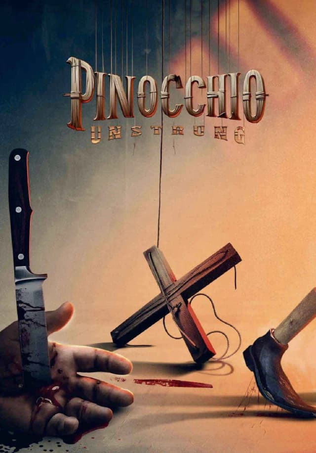 Influenced by a sinister Cricket and created by Geppetto, Pinocchio launches a violent crusade to carve himself into a real boy like his brother James, one piece at a time.