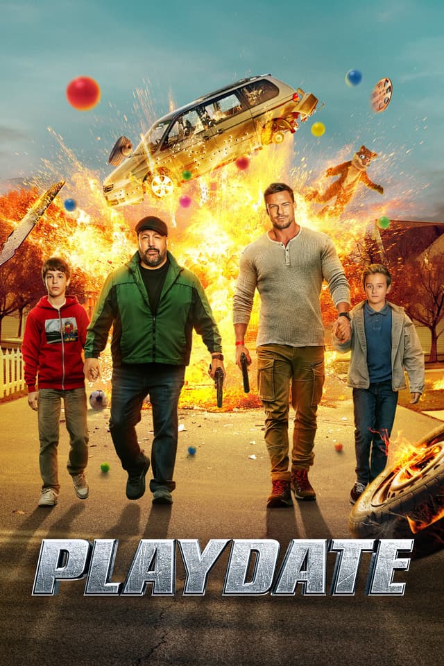When out-of-work accountant Brian joins stay-at-home dad Jeff for a playdate with their sons, he expects a laid-back afternoon. Instead, they're chased by mercenaries, and Brian—totally unprepared—must survive one absurd obstacle after another.