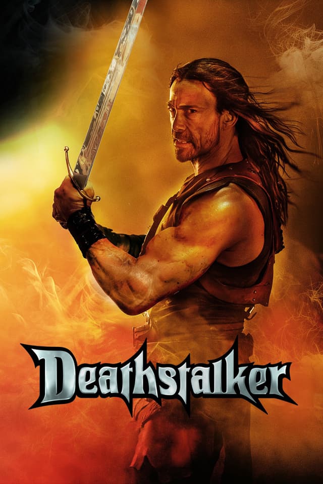 A powerful swordsman known as Deathstalker recovers a cursed amulet from a corpse-strewn battlefield. Marked by dark magic and hunted by monstrous assassins, he must face the rising evil and break the curse.