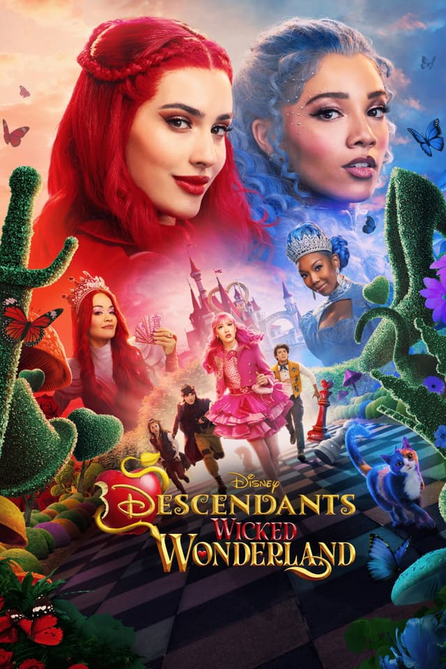 Now that the Queen of Hearts is nice and Cinderella is safe, things seem perfect for Red and Chloe… But little do they know that changing the past created a new villain — Maddox Hatter. When Maddox captures the Queen of Hearts, Red and Chloe must work alongside Red’s new sister Pink, Luisa Madrigal’s son Luis, and Maddox’s son Max to save her and Wonderland.
